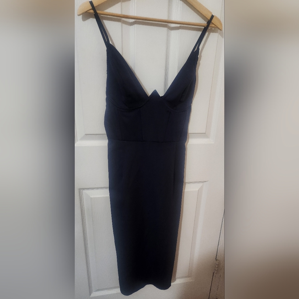 PLT Navy BLUE Bodycon Dress